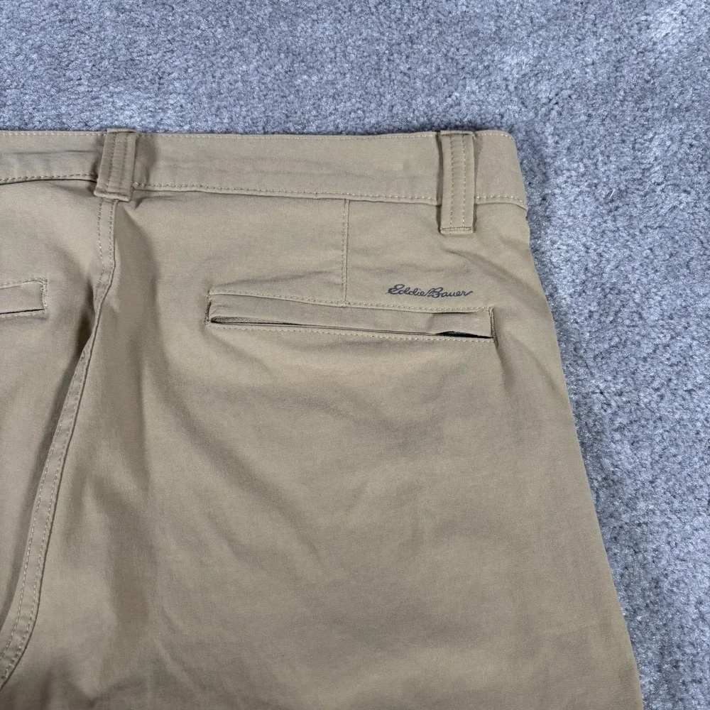 Eddie Bauer Travex Pants Mens 30x30 Biege Tan Nylon Stretch Performance Hiking
